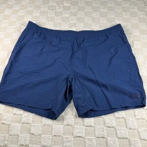 The North Face Mens XXL Blue Drawstring Elastic Waist Active Shorts‎